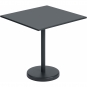 Muuto - Linear Steel Café Tisch Quadratisch H 73 cm Schwarz