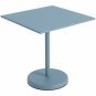 Muuto - Linear Steel Café Tisch Quadratisch H 73 cm Hellblau