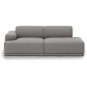 Muuto - Connect Soft Sofa 2-Sitzer Configuration 2 Re-wool 128