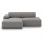 Muuto - Connect Soft Sofa 2-Sitzer Configuration 3 Re-wool 128