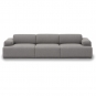 Muuto - Connect Soft Sofa 3-Sitzer Configuration 1 Re-wool 128