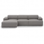Muuto - Connect Soft Sofa 3-Sitzer Configuration 3 Re-wool 128