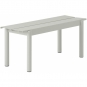 Muuto - Linear Steel Bank 110 cm Grau