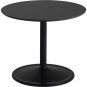 Muuto - Soft Beistelltisch  Ø48 cm H40 / Schwarz, Nanolaminat