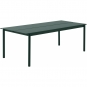 Muuto - Linear Steel Tisch 220 x 90 cm Dunkelgrün