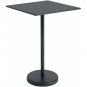 Muuto - Linear Steel Café Tisch Quadratisch H 105 cm Schwarz