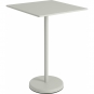 Muuto - Linear Steel Café Tisch Quadratisch H 105 cm Grau