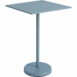 Muuto - Linear Steel Café Tisch Quadratisch H 105 cm Hellblau