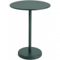 Muuto - Linear Steel Café Tisch Rund H 95 cm Dunkelgrün