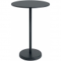 Muuto - Linear Steel Café Tisch Rund H 105 cm Schwarz
