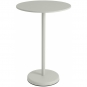 Muuto - Linear Steel Café Tisch Rund H 105 cm Grau