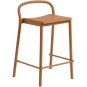 Muuto - Linear Steel Barhocker H 65 cm Brunt Orange