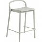 Muuto - Linear Steel Barhocker H 65 cm Grau
