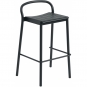 Muuto - Linear Steel Barhocker H 75 cm Schwarz