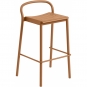 Muuto - Linear Steel Barhocker H 75 cm Brunt Orange