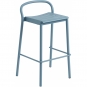 Muuto - Linear Steel Barhocker H 75 cm Hellblau