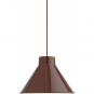 Muuto - Top Pendelleuchte Ø 28 cm Dunkelrot
