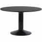 Muuto - Midst Esstisch Ø120 cm Linoleum Schwarz / Schwarz