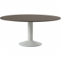 Muuto - Midst Esstisch Ø160 cm Eiche dunkel geölt / Grau