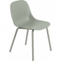 Muuto - Fiber Side Stuhl Outdoor Dusty Green