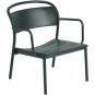 Muuto - Linear Steel Lounge Stuhl Dunkelgrün