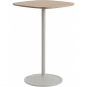 Muuto - Soft Café Tisch 70x70 cm hoch Eiche geölt / Grau