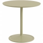 Muuto - Soft Café Tisch Ø75 cm niedrig Laminat Beige-Grün / Beige-Grün