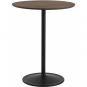 Muuto - Soft Café Tisch Ø75 cm Eiche dunkel geölt / Schwarz