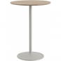 Muuto - Soft Café Tisch Ø75 cm hoch Eiche geölt / Grau