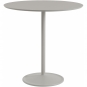Muuto - Soft Tisch Ø95 cm Linoleum Grau / Grau