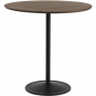 Muuto - Soft Tisch Ø95 cm Eiche dunkel geölt / Schwarz
