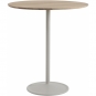 Muuto - Soft Tisch Ø95 cm hoch Eiche geölt / Grau