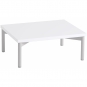 Muuto - Stacked Podium mit Rohrgestell 43.5x35 cm | Weiß / Grau