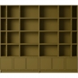 Muuto - Stacked Storage System Bücherregal Konfiguration 1 Braun Grün