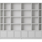 Muuto - Stacked Storage System Bücherregal Konfiguration 1 Grau