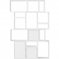 Muuto - Stacked Storage System Bücherregal Konfiguration 2 Weiß