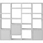 Muuto - Stacked Storage System Bücherregal Konfiguration 4 Grau