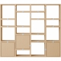Muuto - Stacked Storage System Bücherregal Konfiguration 4 Eiche