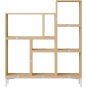 Muuto - Stacked Storage System Bücherregal Konfiguration 5 Eiche