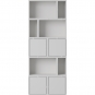 Muuto - Stacked Storage System Bücherregal Konfiguration 8 Grau