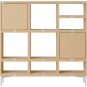 Muuto - Stacked Storage System Flur Regal Konfiguration 3 Eiche
