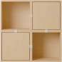 Muuto - Stacked Storage System Flur Regal Konfiguration 4 Eiche