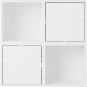 Muuto - Stacked Storage System Flur Regal Konfiguration 4 Weiß