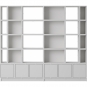 Muuto - Stacked Storage System Büroregal Konfiguration 1 Grau