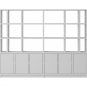 Muuto - Stacked Storage System Büroregal Konfiguration 2 Grau