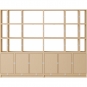Muuto - Stacked Storage System Büroregal Konfiguration 2 Eiche