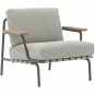Muuto - Settle Lounge Stuhl Ribbed Wave 2/ Dark Green