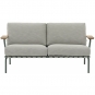 Muuto - Settle Sofa 2-Sitzer Ribbed Wave 2/ Dark Green