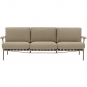 Muuto - Settle Sofa 3-Sitzer Ribbed Wave 5 / Taupe