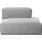 Muuto - Connect Sofa Modul Rechts mit offenem Ende (G) Steelcut Trio 133